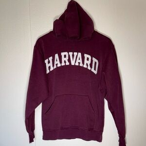 VINTAGE HARVARD JANSPORT stitched lettering preppy academia collegiate hoodie S